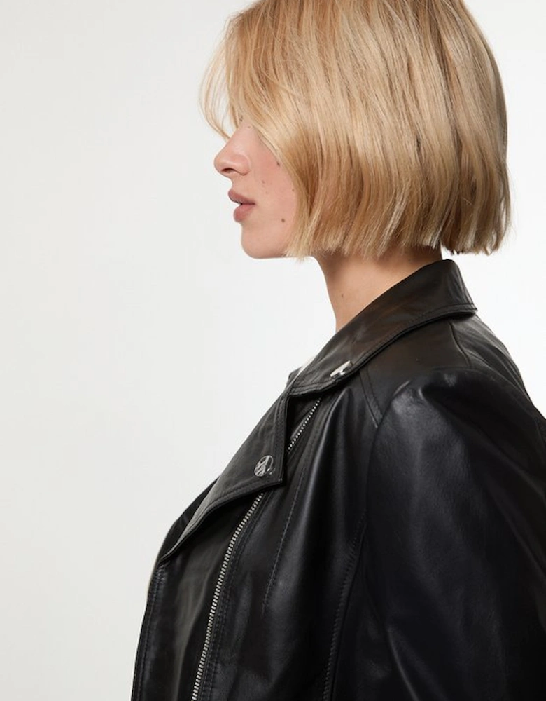 Leather Signature Biker Jacket