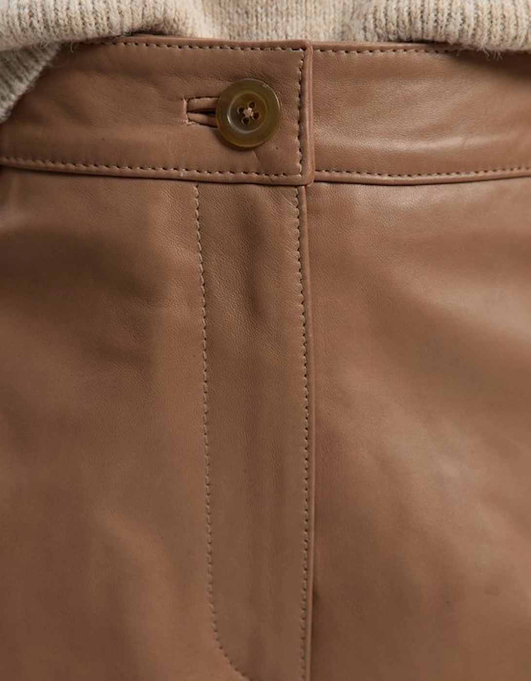 Leather Tailored Shorts