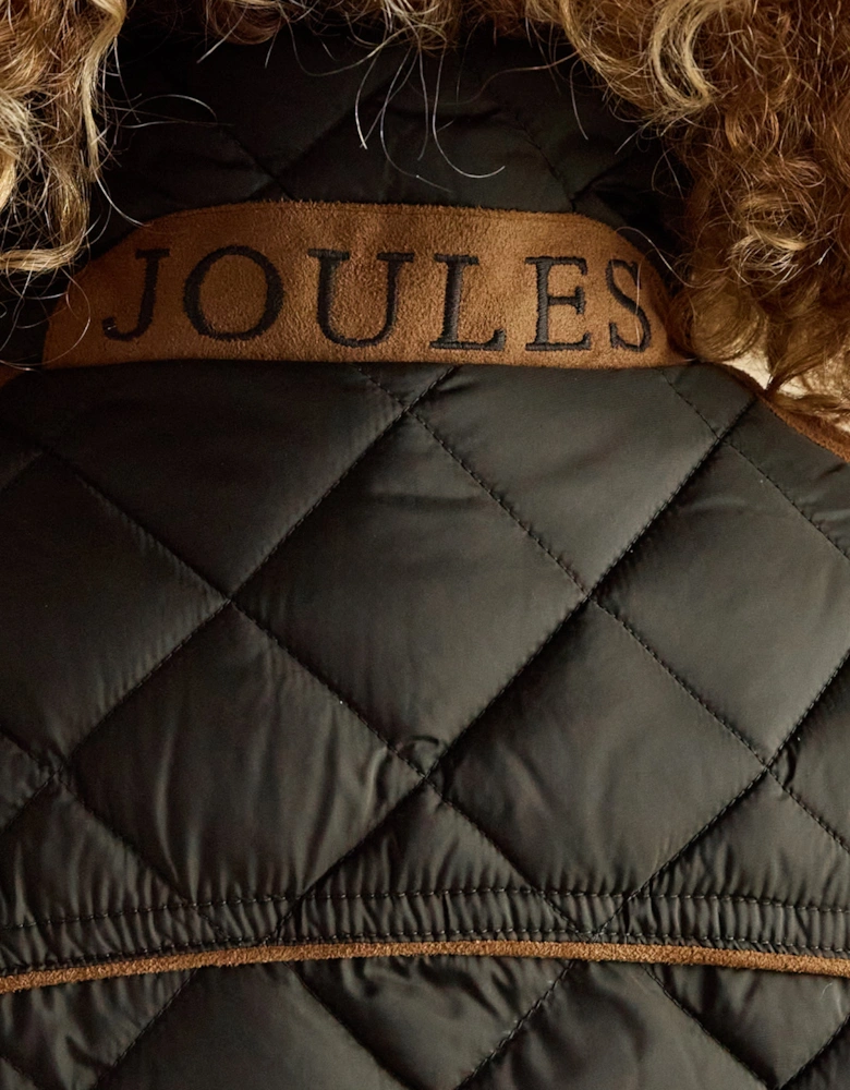 BRAEMAR LUXE Womens Quilted Jacket Green