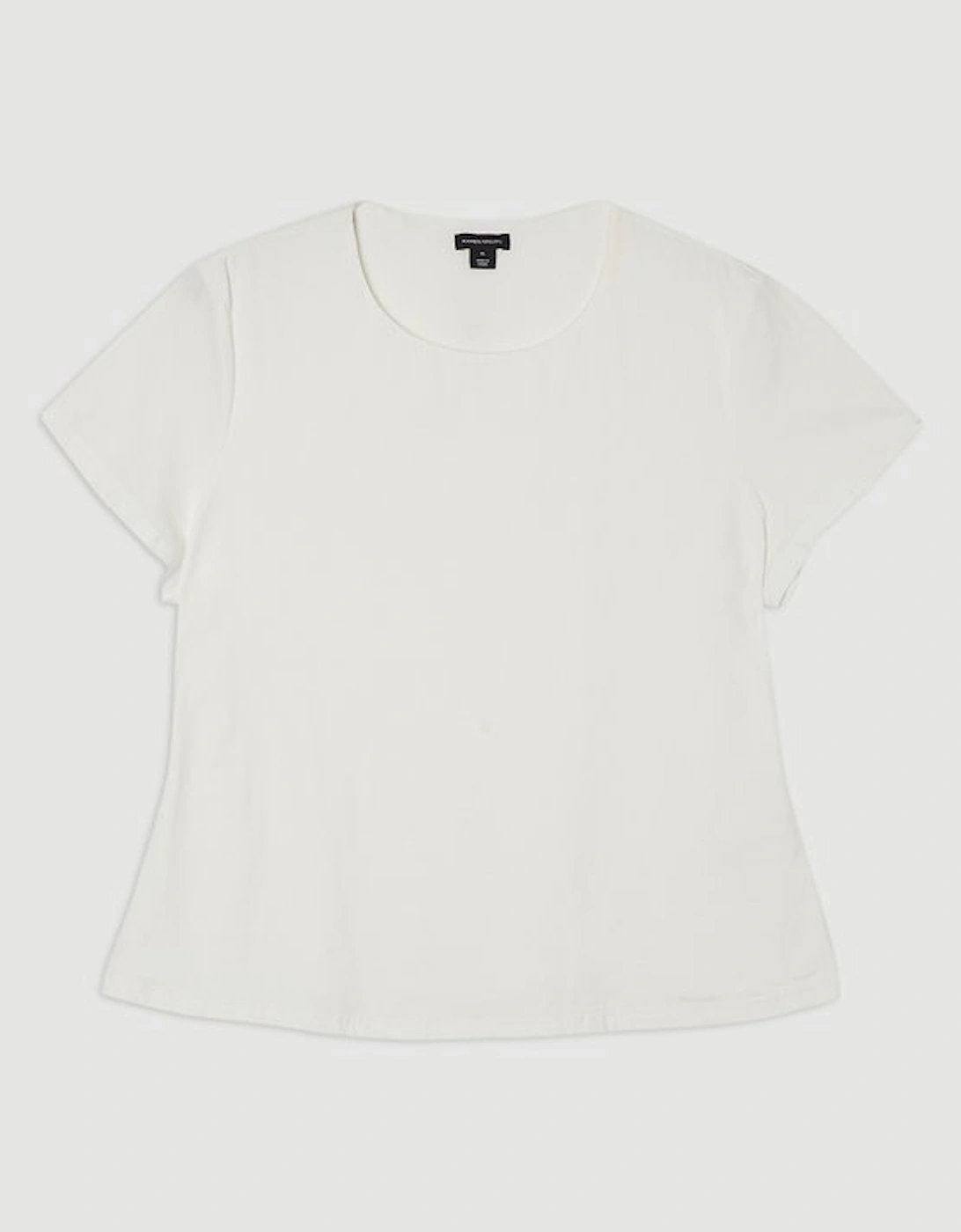 Plus Size Stretch Cotton T-Shirt