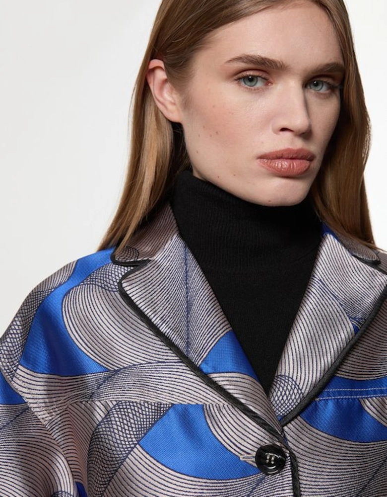 Amelia Graham Printed Tailored Jacket