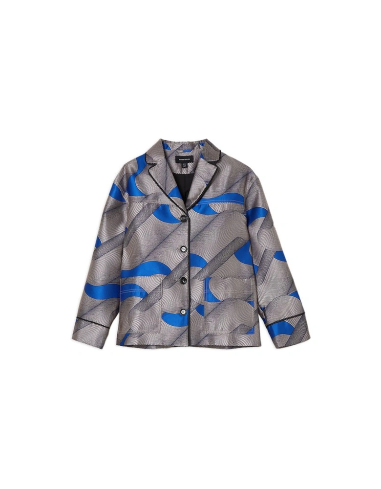 Amelia Graham Printed Tailored Jacket