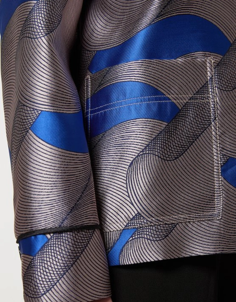 Amelia Graham Printed Tailored Jacket