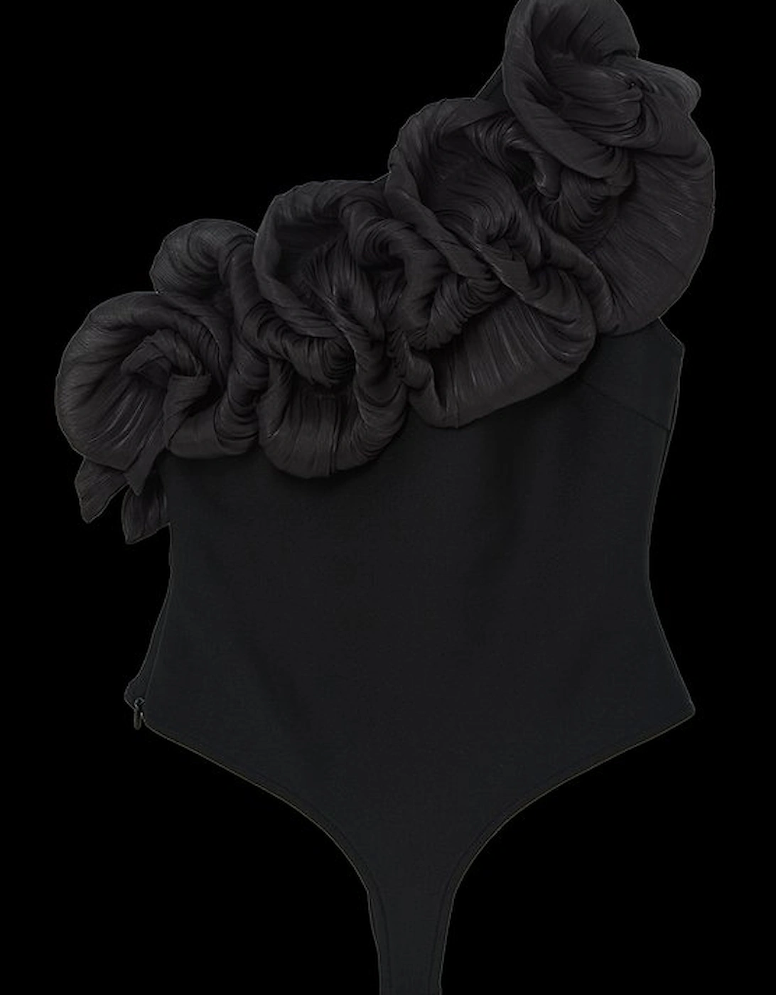 Figure Form Bandage Silk Look Knit Bodysuit