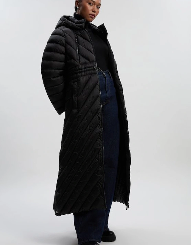 Plus Size Lightweight Packable Maxi Coat