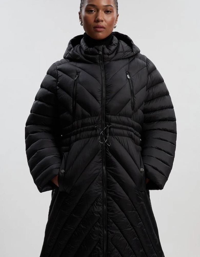 Plus Size Lightweight Packable Maxi Coat