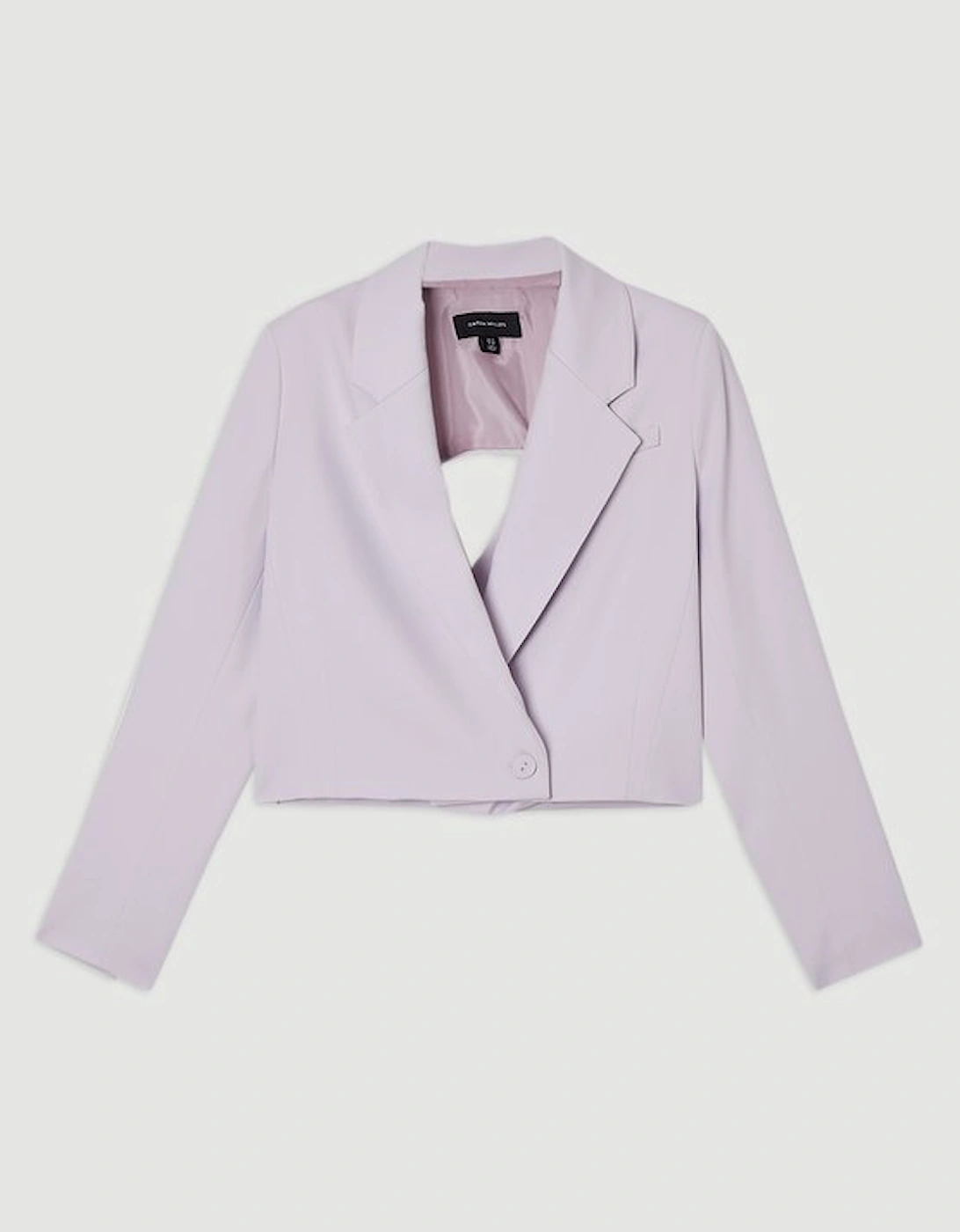 Digital Ophelia Polished Tailored Cowl Back Single Breasted Blazer