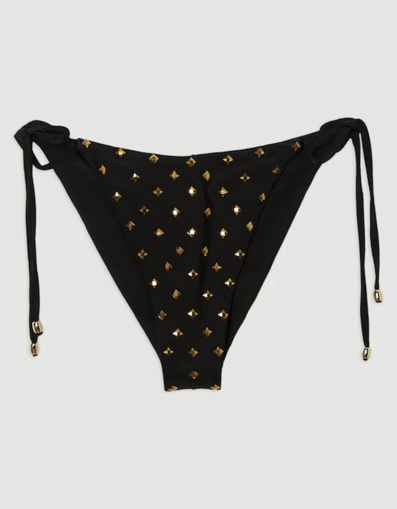 Gold Stud Bikini Bottom