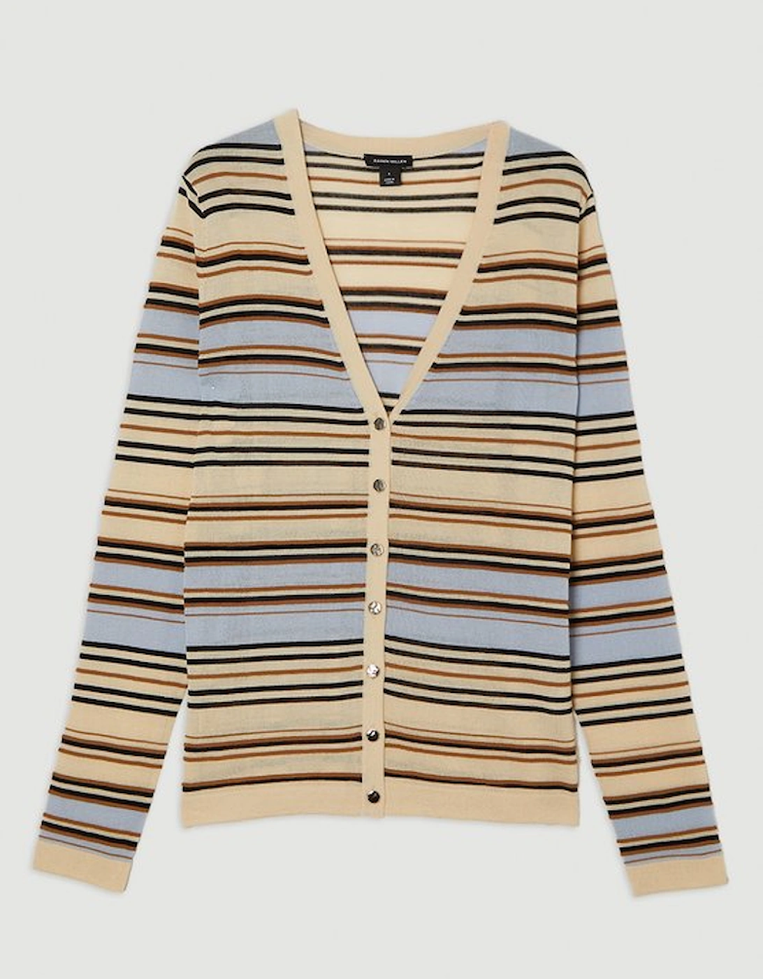 Lightweight Stitch Detail Knitted Cardi