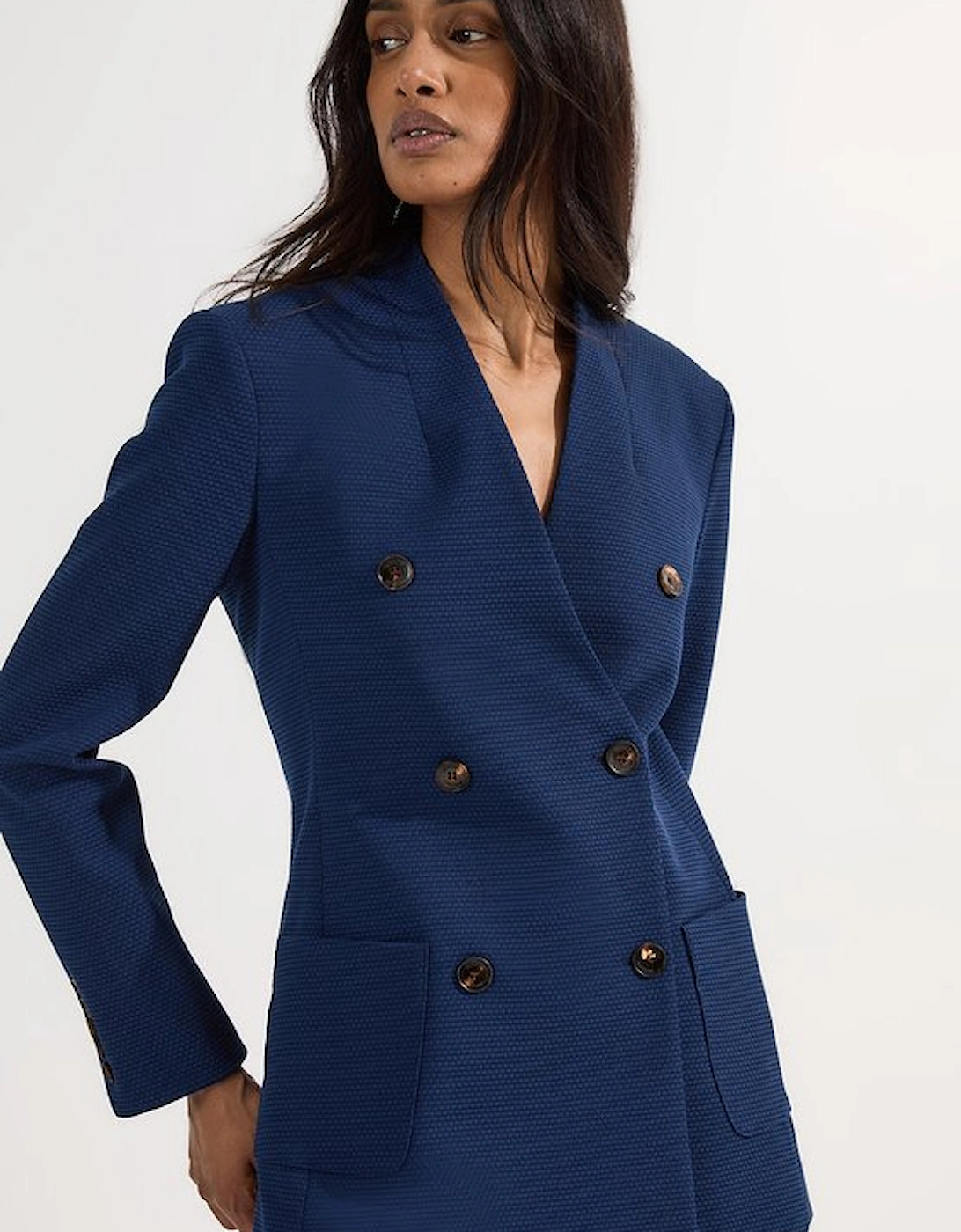 Tailored Textured Double Breasted Jacket, 5 of 4