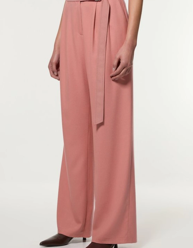 Soft Tailored Wide Leg Trousers