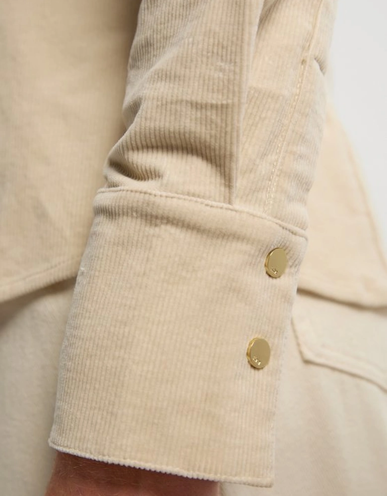 Stretch Cord Tailored Shirt
