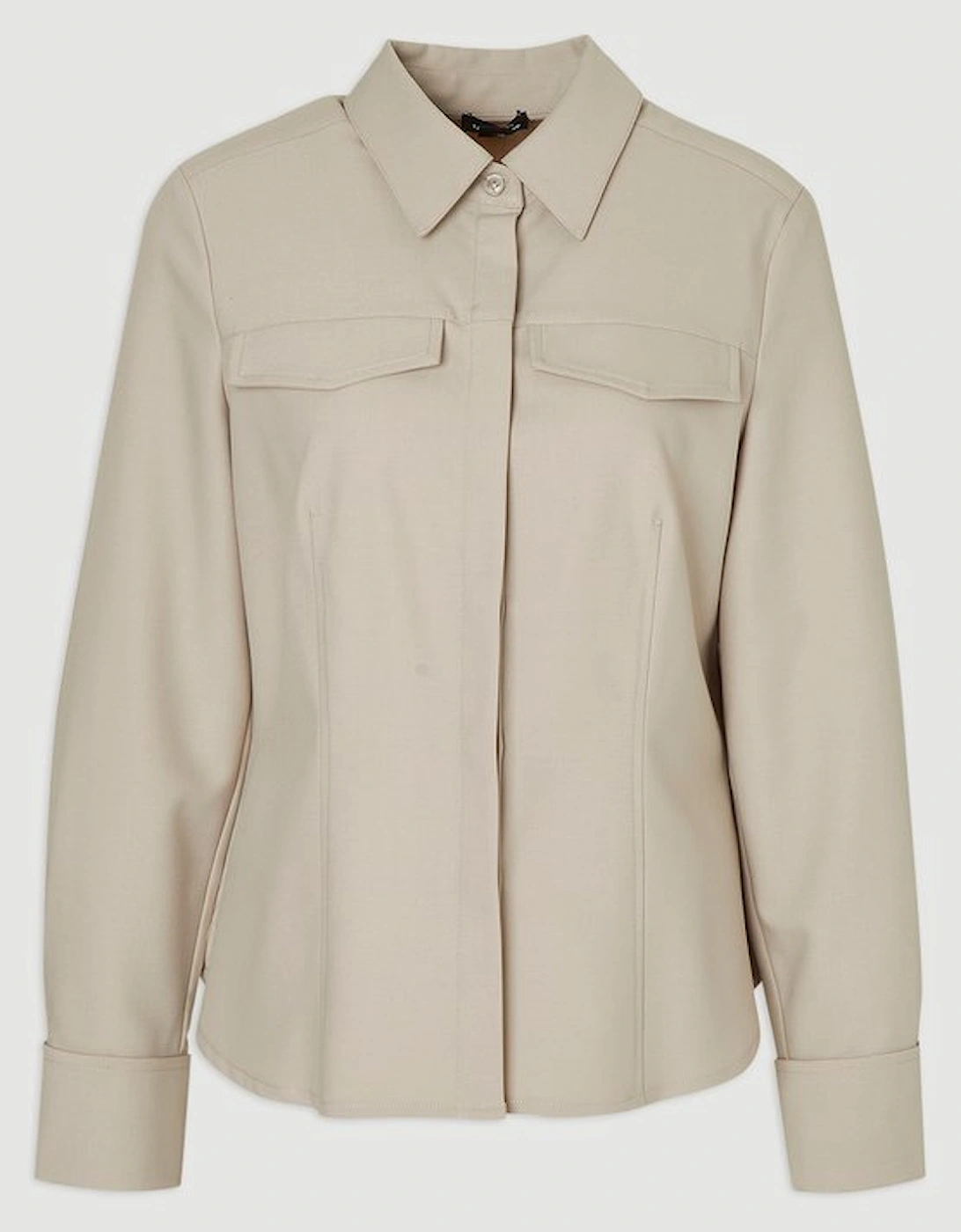 Viscose Blend Tailored Shirt