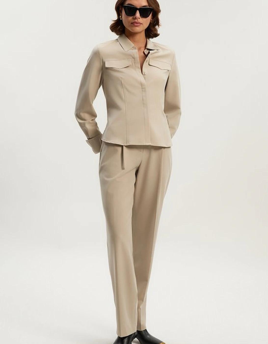 Viscose Blend Tailored Shirt