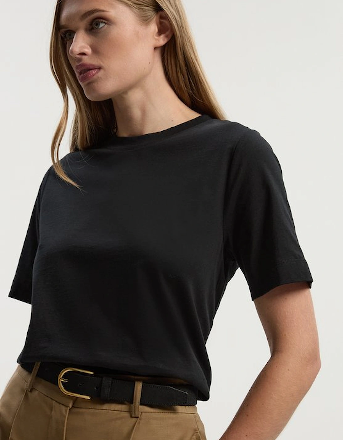 Lightweight Relaxed Fit Cotton T-Shirt