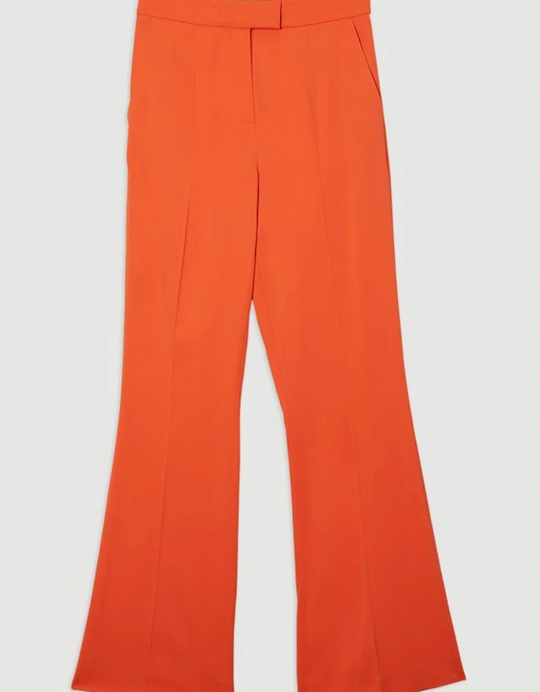 Polished Tailored Kick Flare Trouser
