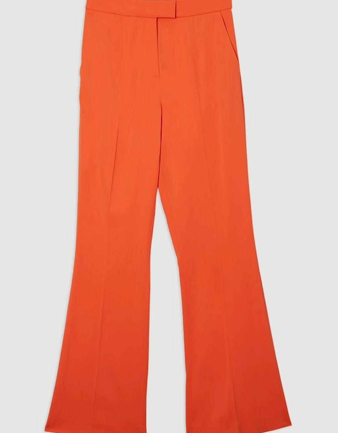 Polished Tailored Kick Flare Trouser