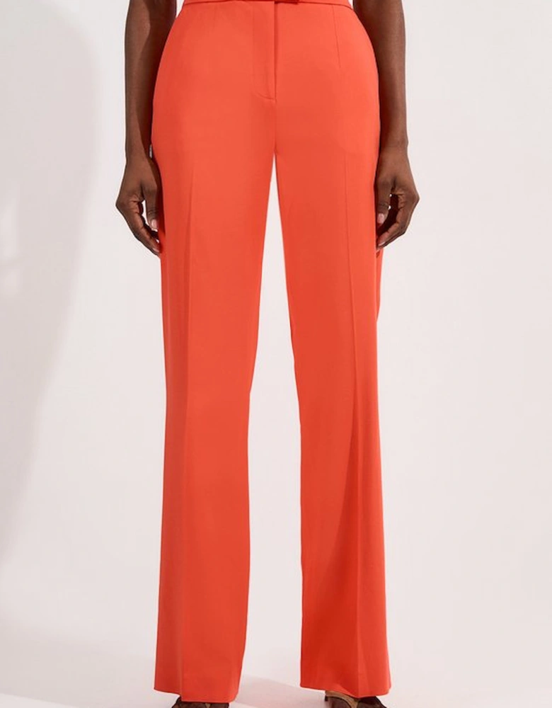 Polished Tailored Kick Flare Trouser