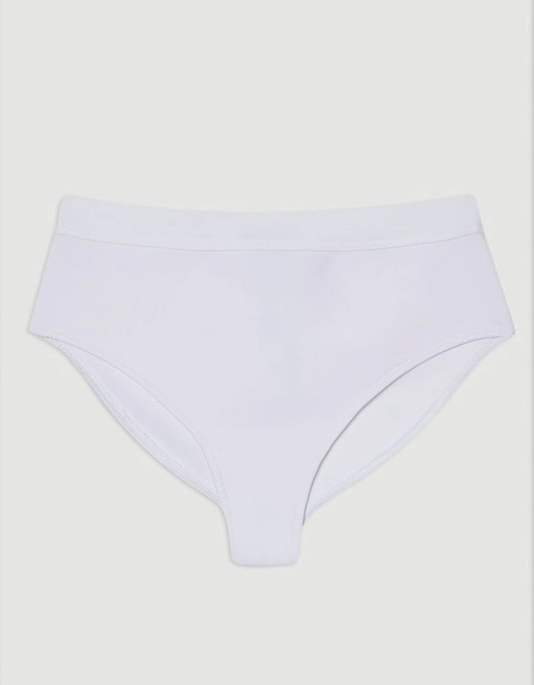 High Waisted Bandage Bikini Bottoms