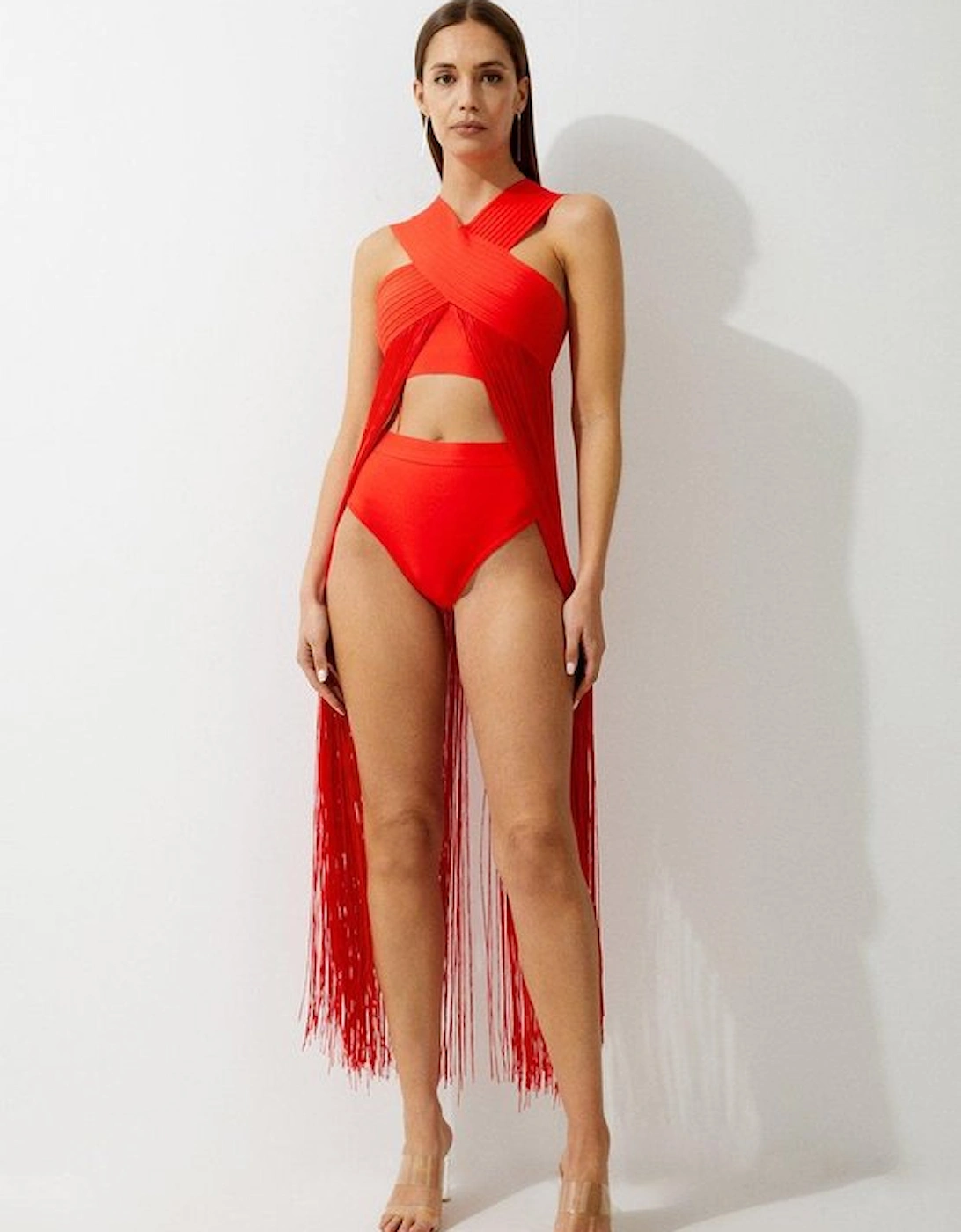 High Waisted Bandage Bikini Bottoms, 5 of 4