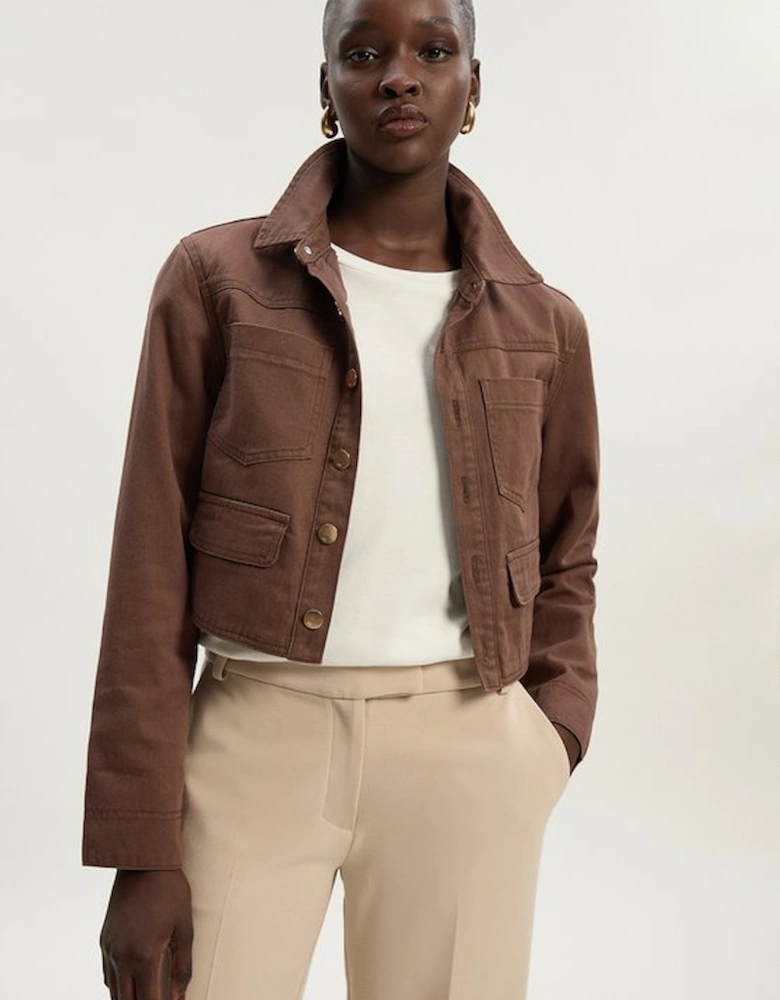 Coloured Denim Jacket