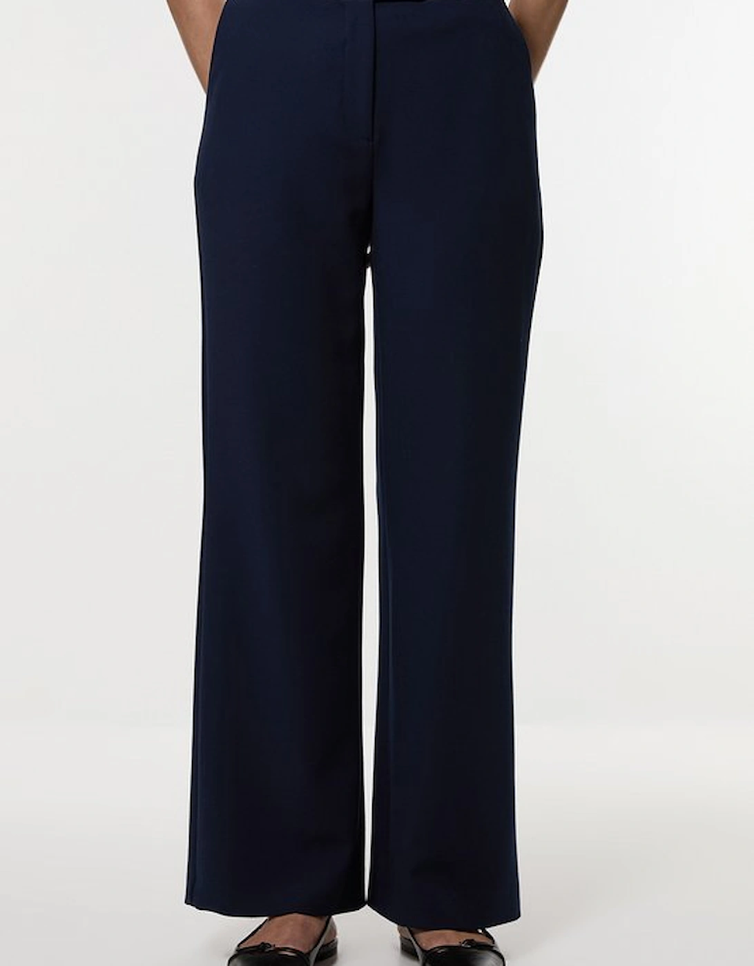 Compact Stretch Tailored Kick Flare Trouser