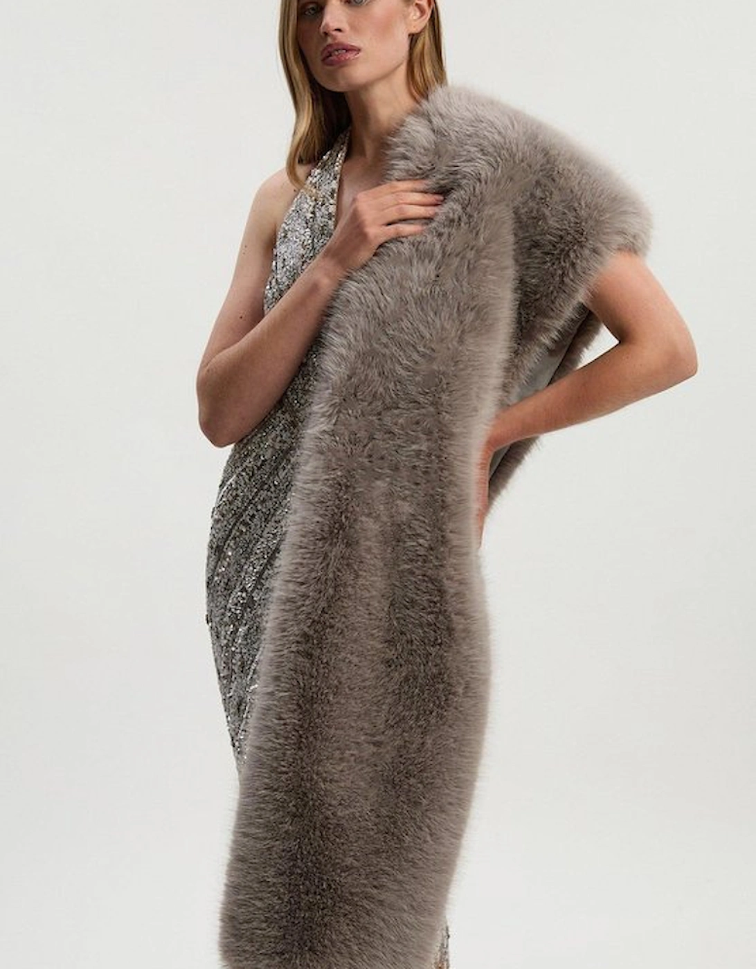 Faux Fur Scarf, 2 of 1