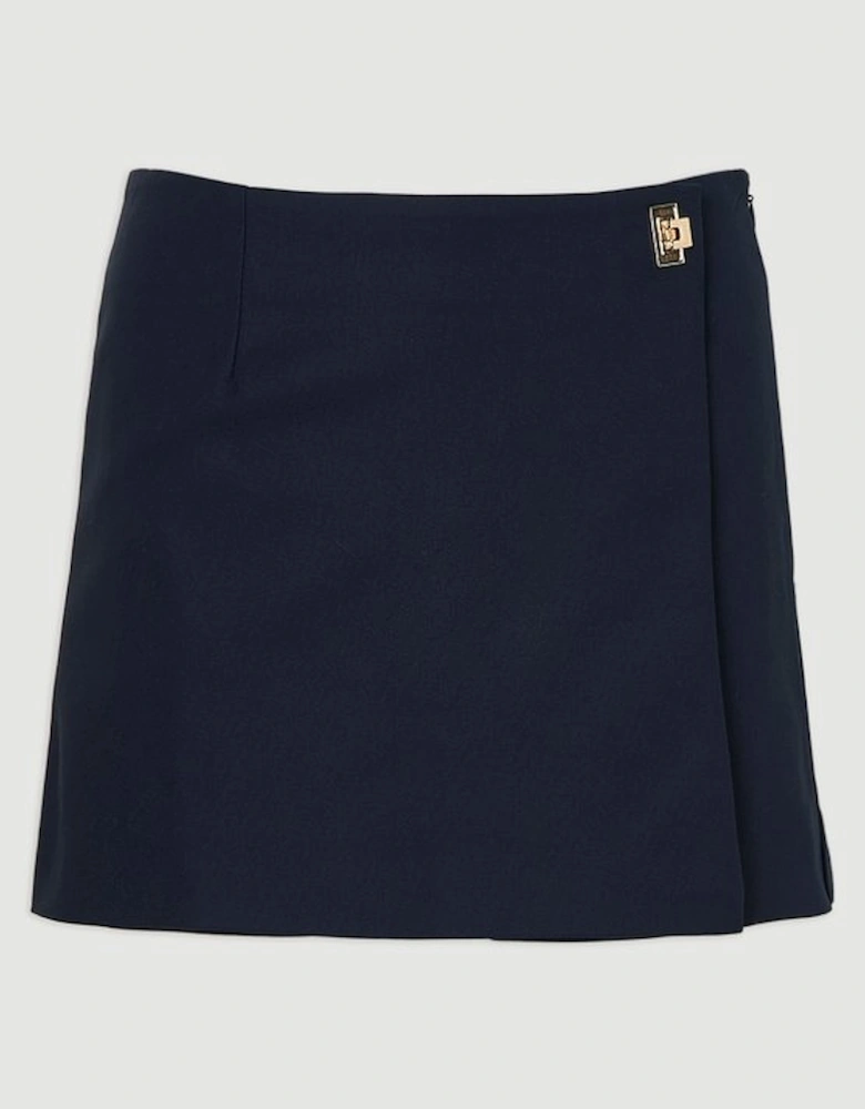 Techno Hardware Detail Woven Skort