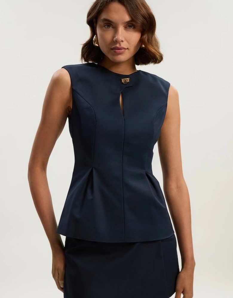 Techno Hardware Detail Woven Skort