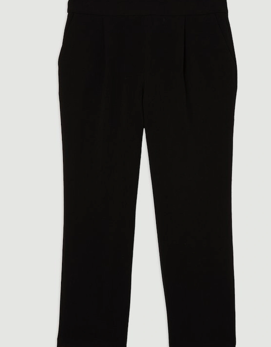 Compact Stretch Essential Tailored High Waist Slim Leg Trouser