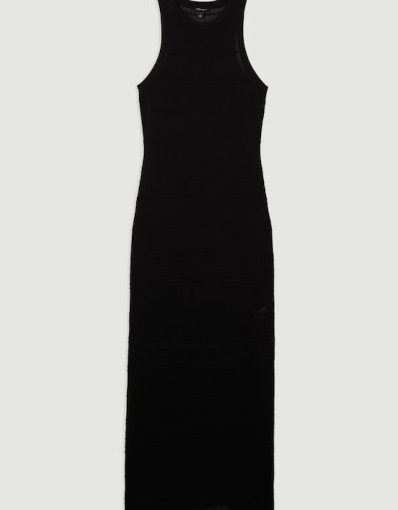 Lightweight Stitch Detail Knitted Dress