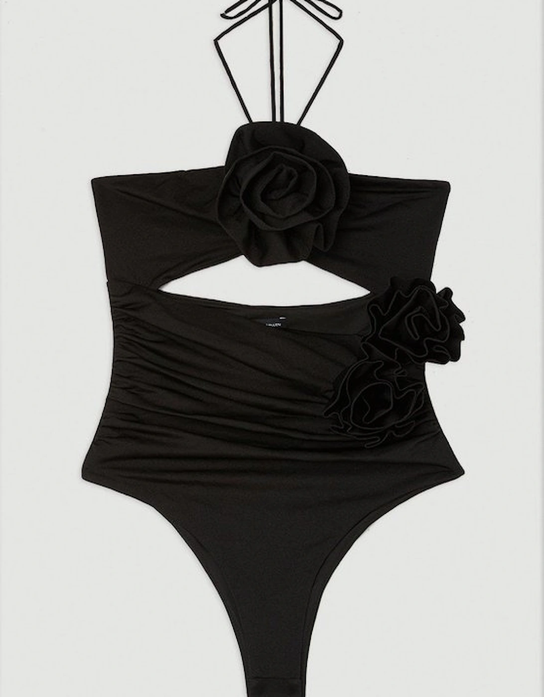 Rosette Cut Out Detail Swimsuit