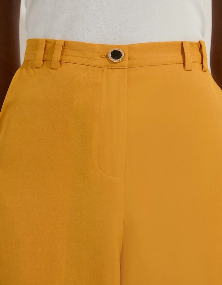 Premium Viscose Linen Woven Straight Leg Trouser