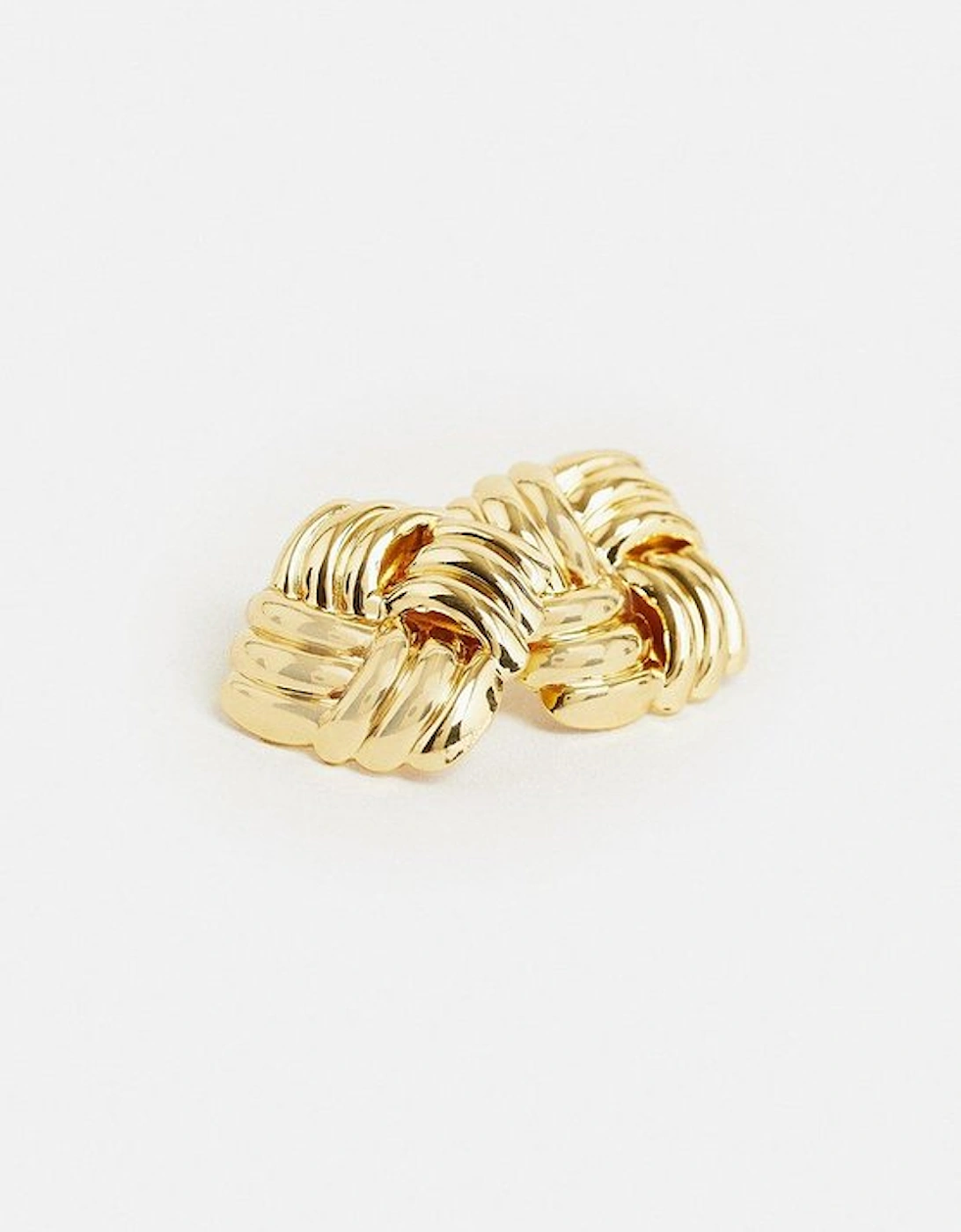 Quilted Stud Earrings