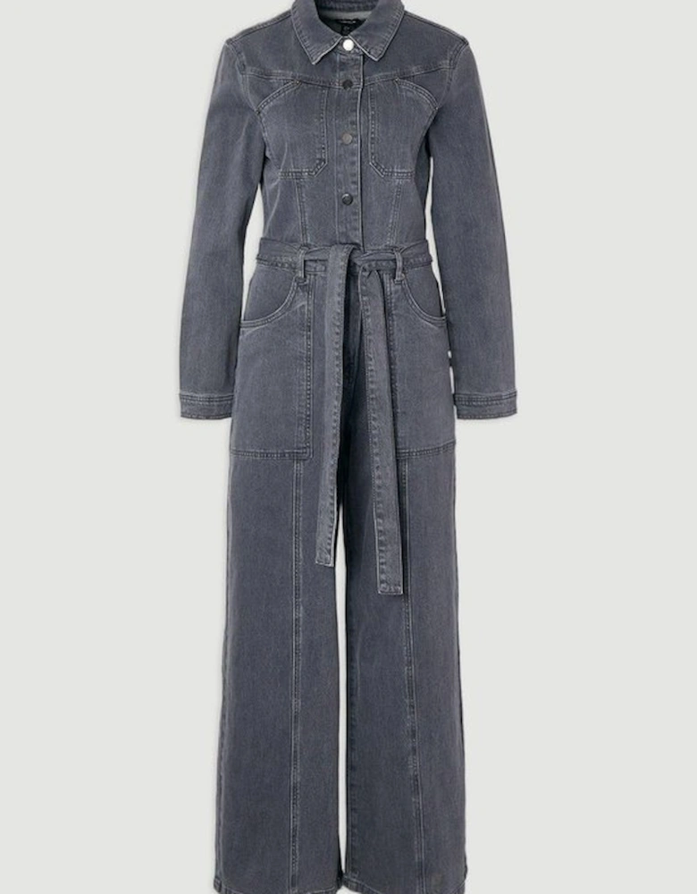 Denim Western Jumpsuit