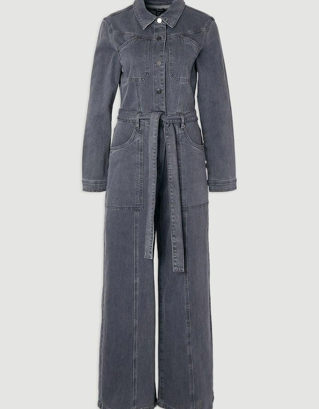 Denim Western Jumpsuit