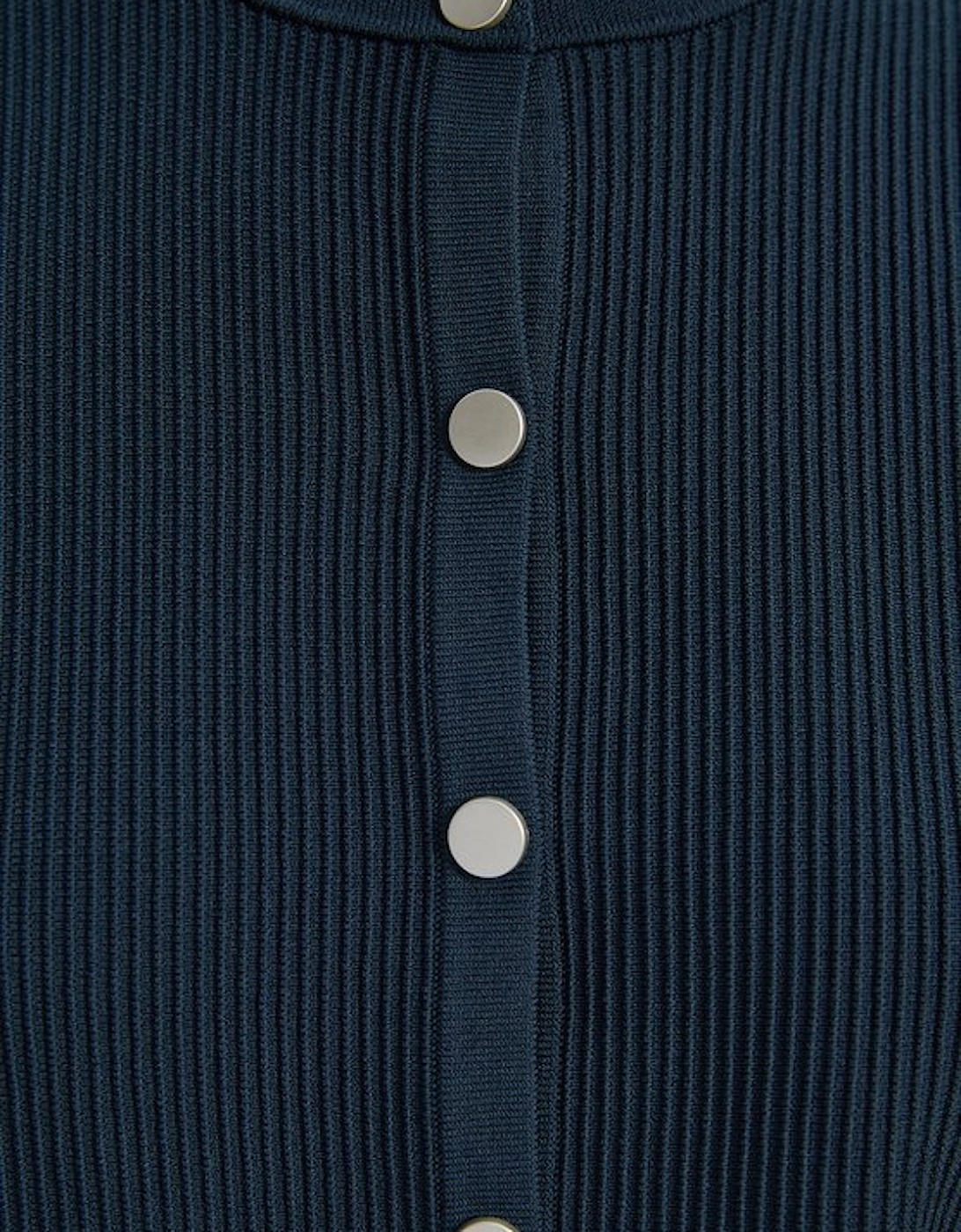 Ottoman Stitch Short Sleeve Knitted Cardi