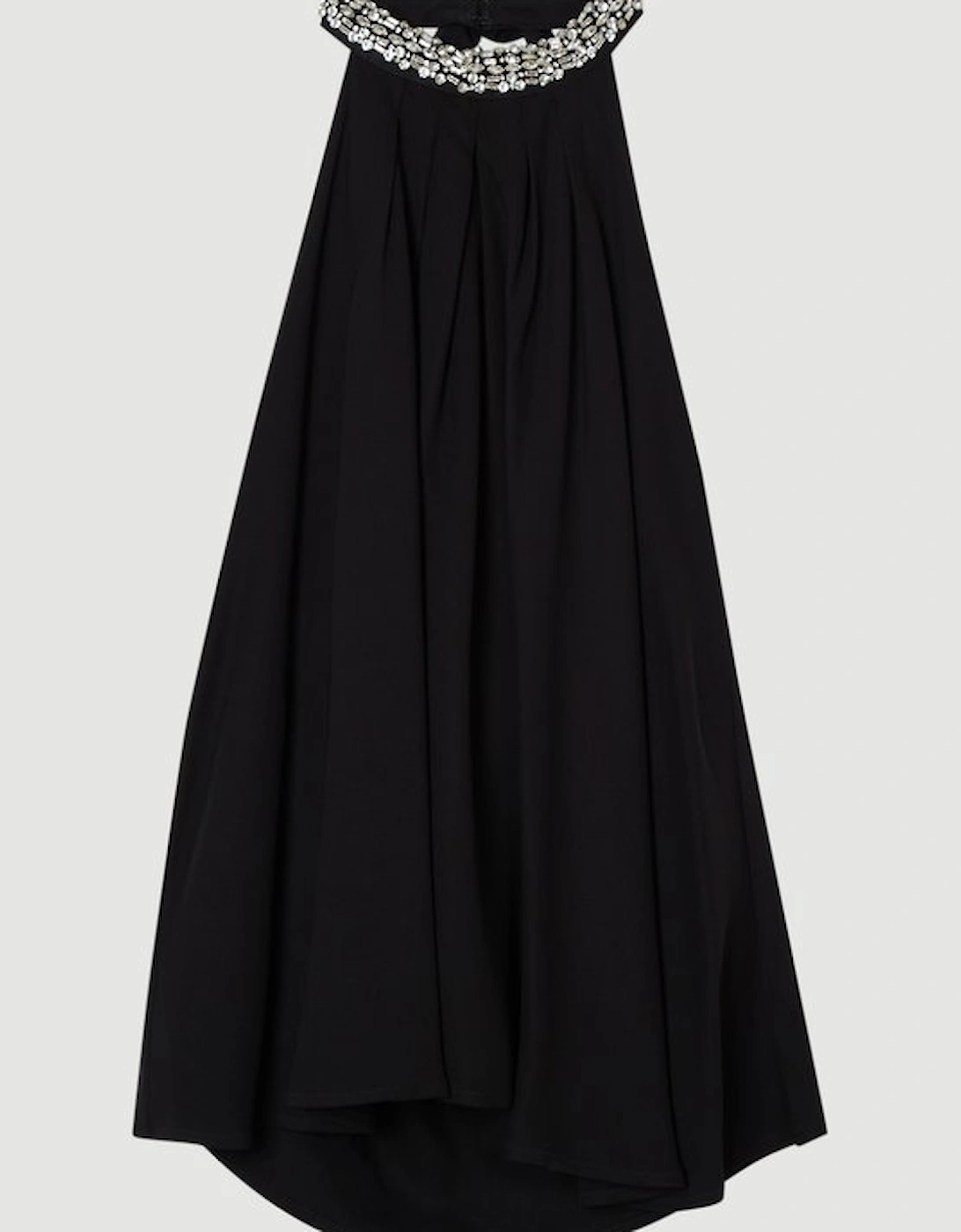Hand Embellished Cady Halter Neck Blouse