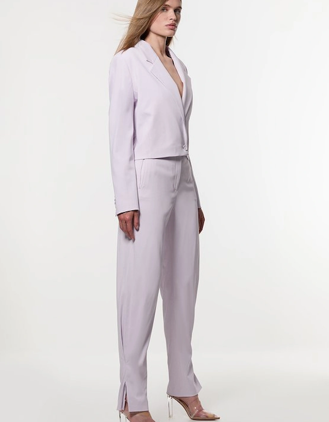Digital Ophelia Polished Tailored Ankle Detail Trouser, 5 of 4
