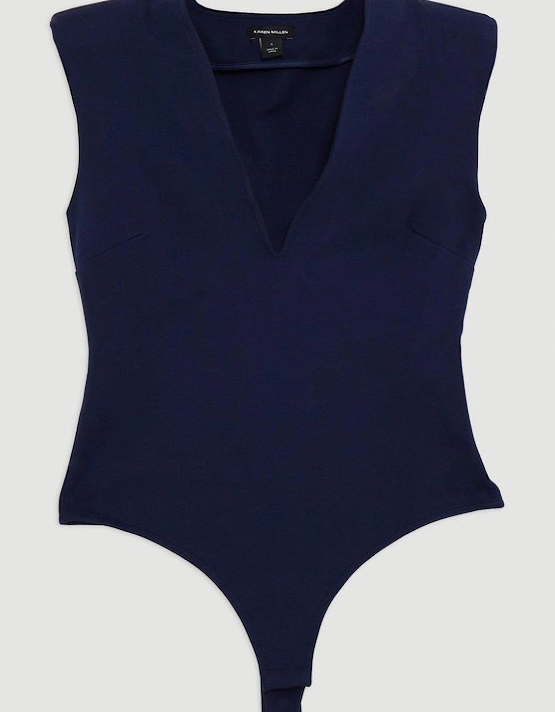 Ponte Plunge Jersey Bodysuit