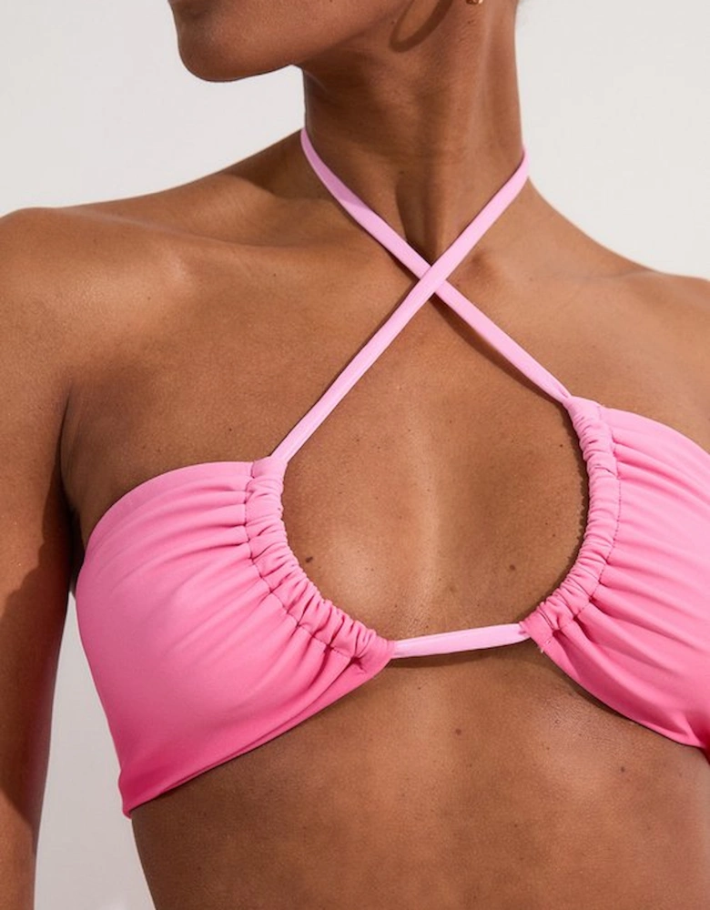 Slinky Ombre Halter Neck Bikini Top