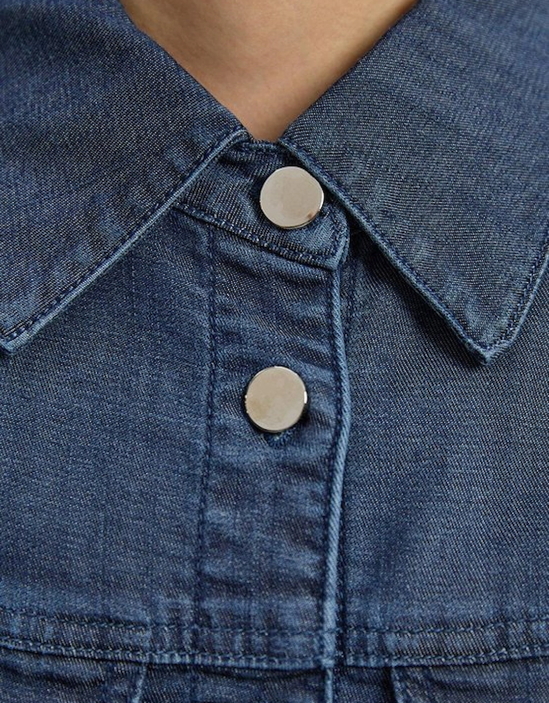 Chambray Stretch Denim Shirt