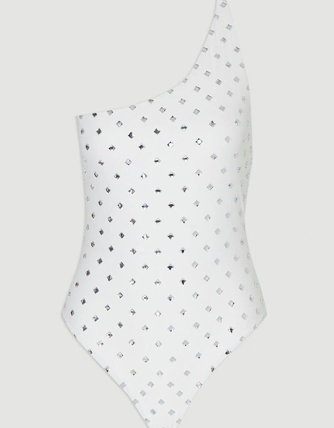 Stud One Shoulder Swimsuit, 3 of 2