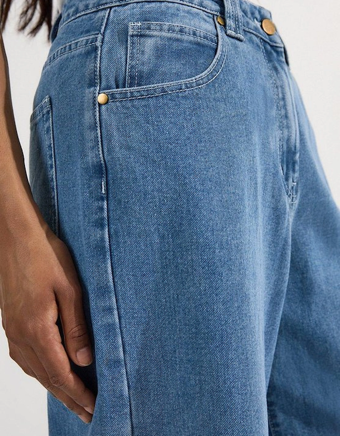 Denim Soft Wash Relaxed Straight Leg Jean