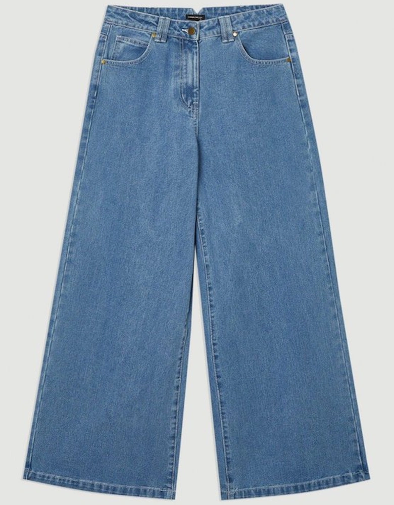 Denim Soft Wash Relaxed Straight Leg Jean
