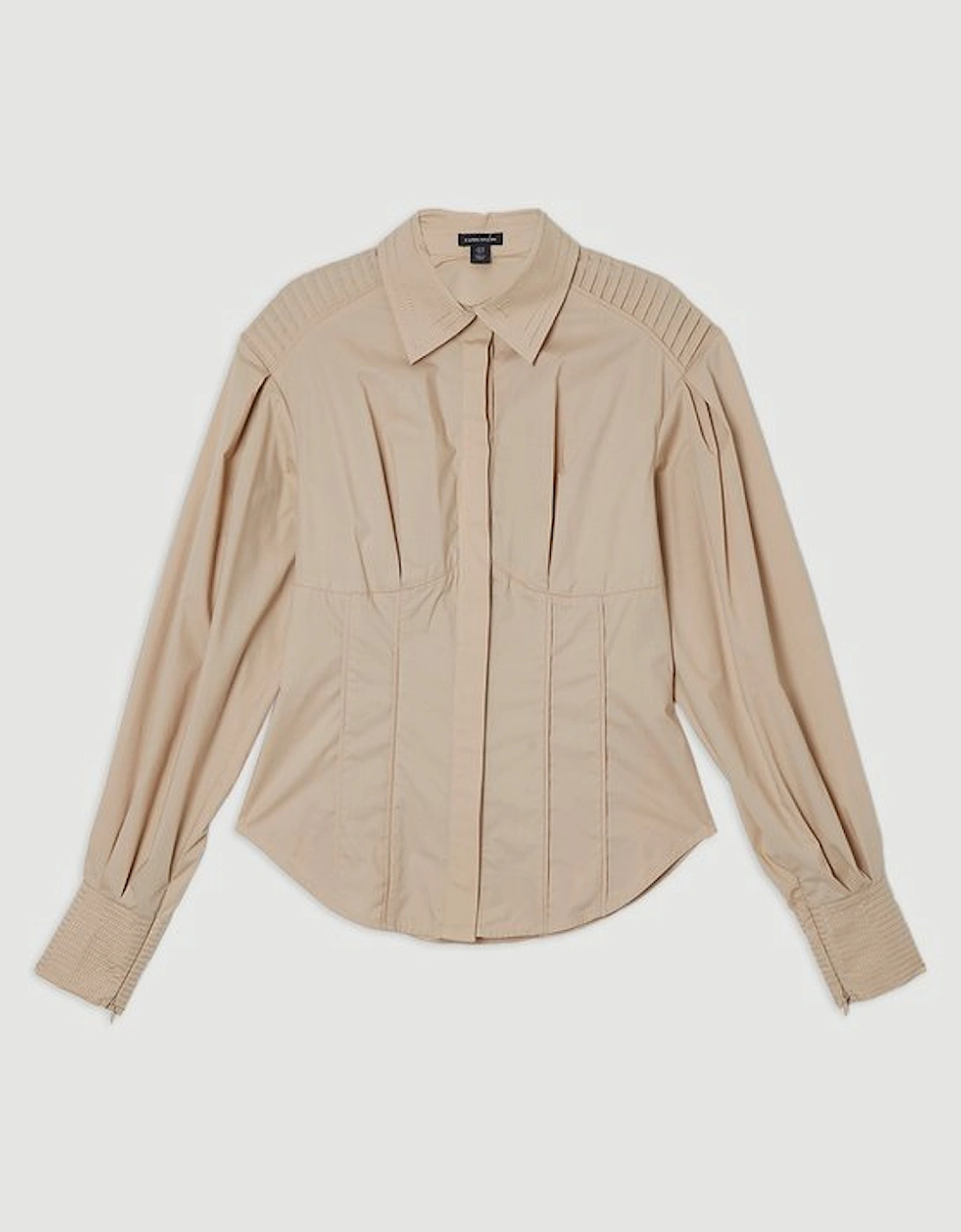 Archive Collection - Cotton Poplin Balloon Sleeve Shirt