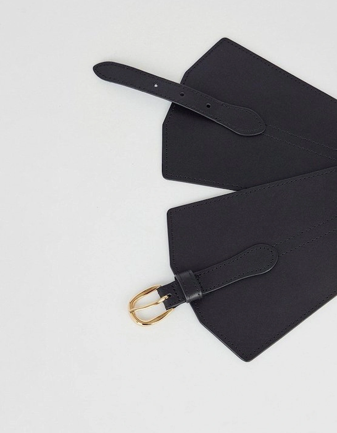 Leather Wide Waist Belt