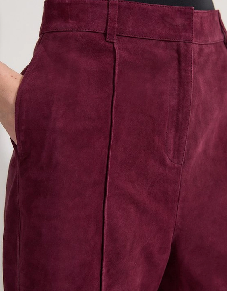 Suede Tailored Longline Short