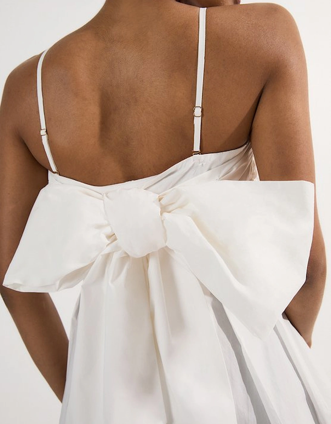 Cotton Poplin Bow Detail Woven Blouse