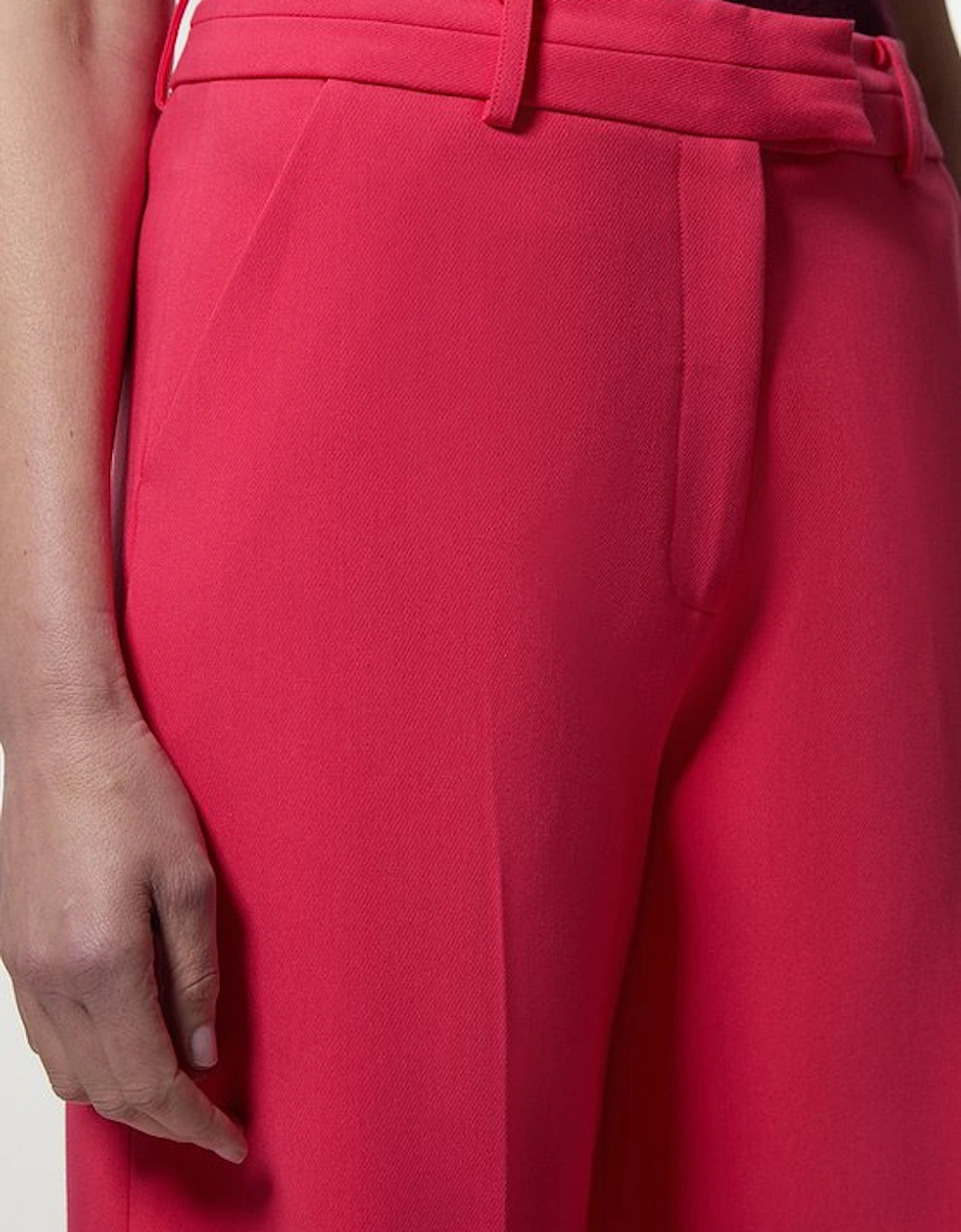 Compact Stretch Tailored Wide Leg Trouser